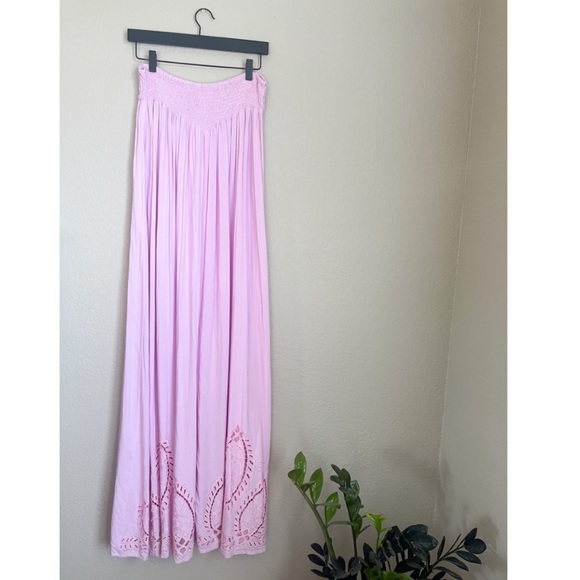 MATERNITY FILLYBOO Boho “Zippora” Embroidered Maxi Strapless Dress - Picture 2 of 13